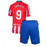 Atletico Madrid Alexander Sorloth #9 Replika babykläder Hemmaställ Barn 2024-25 Kortärmad (+ korta byxor)